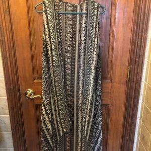 Long tribal sheer kimono/vest